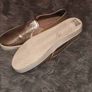 Rose gold slip on